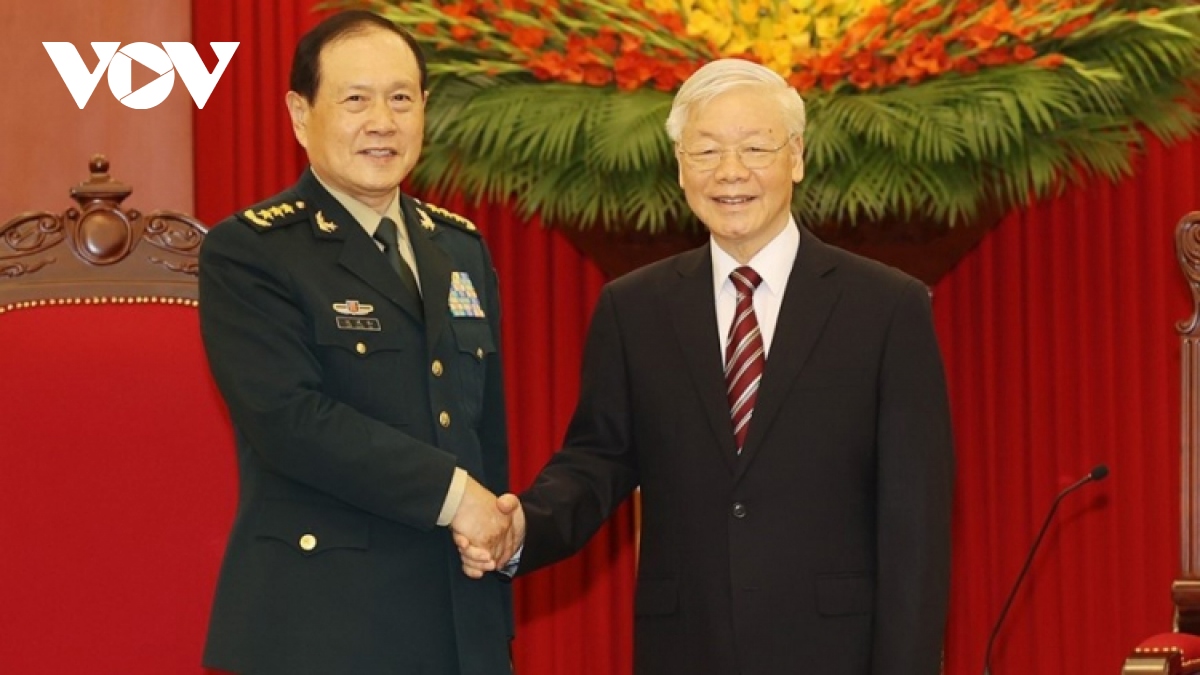 Party leader welcomes Chinese Defence Minister